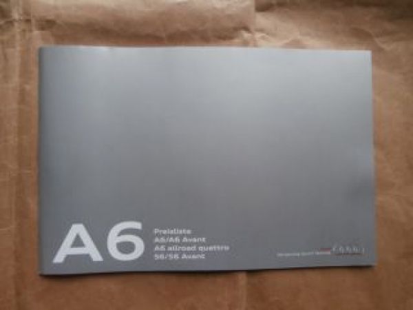 Audi A6 +Avant + allroad quattro +S6 Oktober 2015