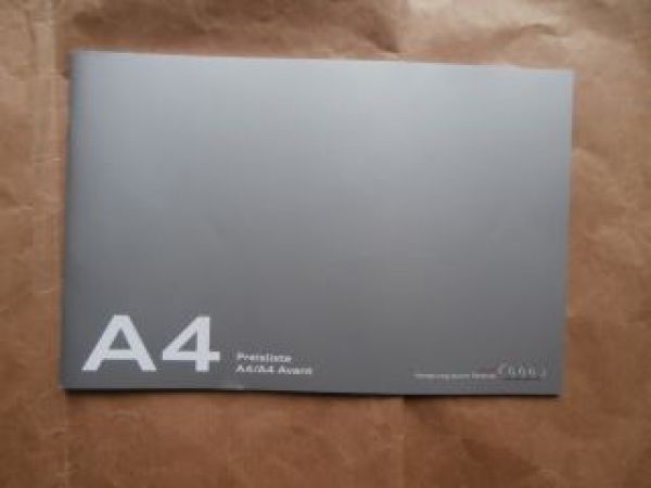 Audi A4 + Avant Oktober 2015 NEU