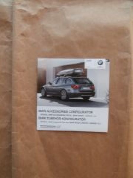 BMW Zubehör Konfigurator alle Modellreihe Mai 2013 DVD NEU