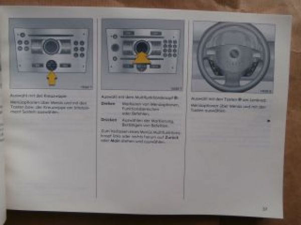 Opel Corsa C +Combo Anleitung August 2004 Benzin/Diesel