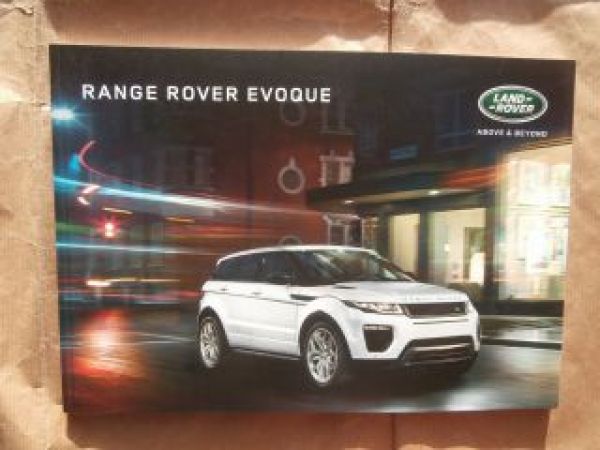 Land Rover Range Rover Evoque Coupé 5-türer 2015 Prospekt