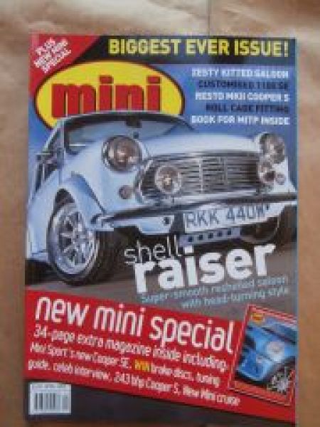 Mini magazine 4/2003 1981 Mayfair,1970 cooper S MkII,1995 Mini S