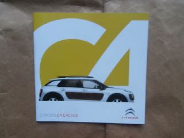 Citroen C4 Cactus Prospekt August 2014