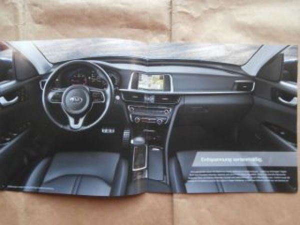 Kia Optima Edition 7 Vision Spirit Prospekt Dezember 2015 NEU
