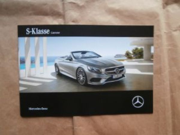 Mercedes Benz S-Klasse Cabriolet A217 S500 S63 AMG 4Matic