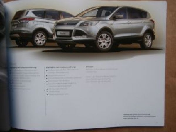 Ford Kuga +Individual Prospekt August 2015 NEU