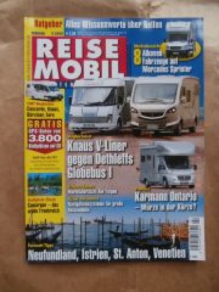 Reise Mobil 2/2008 Knaus V-Liner vs. Dethleffs Globebus I,