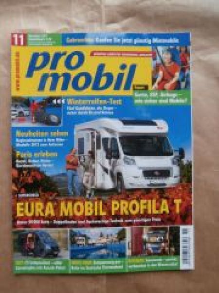 pro mobil 11/2011 Eura Mobil Profila T,CS Independent,Westfalia