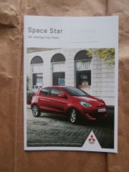 Mitsubishi Space Star Prospekt April 2015 +Preisliste NEU