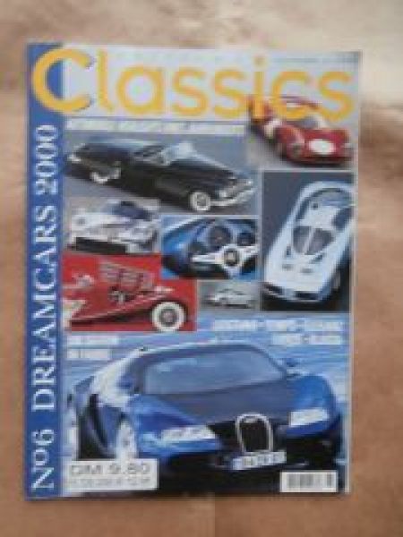 Initiums Classics 6/2000 Dreamcars Bugatti Alfa Romeo Monza