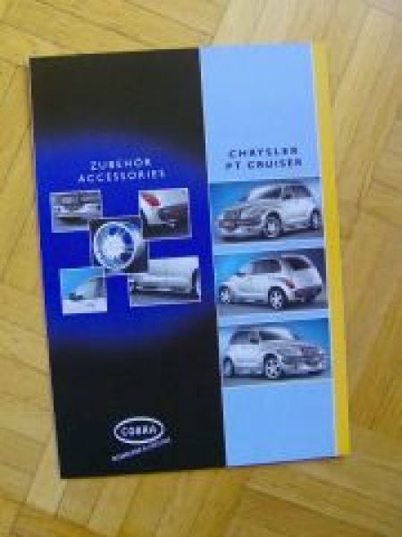 Cobra Zubehör Accessories Chrysler PT Cruiser 9/2000 Prospekt