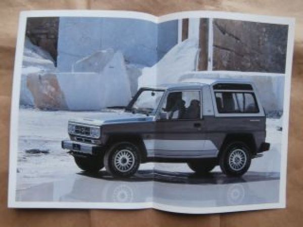 Bertone Freeclimber BMW 6td Prospekt +Preisliste September 1990