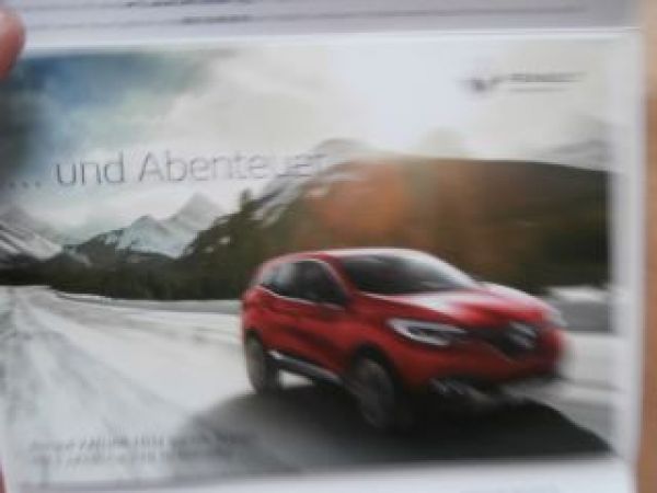 Renault Kadjar Life Energy TCe 130 Flyer Prospekt Januar 2016