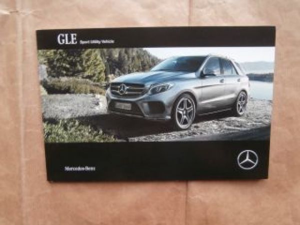 Mercedes Benz GLE 250d 350d 500 +e 63 +S AMG 9/2015