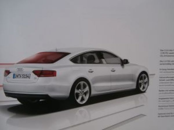 Audi A5 Sportback +S5 Typ AU484 April 2015 +Exclusive