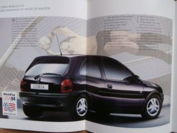 Opel Corsa B World Cup Sonderpropsekt April 1994