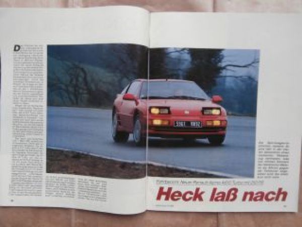 sport auto 4/1991 Opel Calibra Turbo 4x4,Ginetta,320i E36 vs. Au