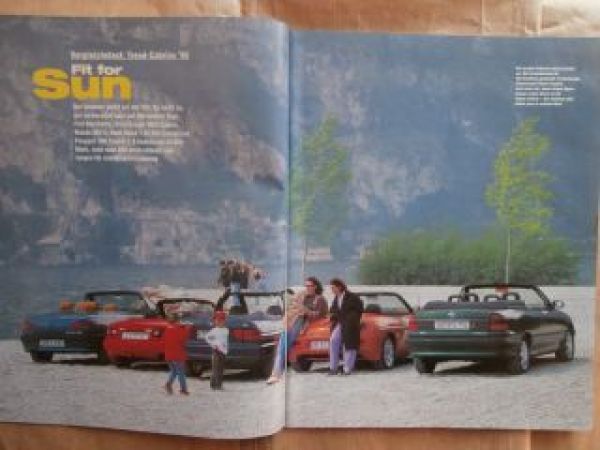 sport auto 6/1995 Ferrari F355 Spider, Mercedes E320 W210,A4 1.8