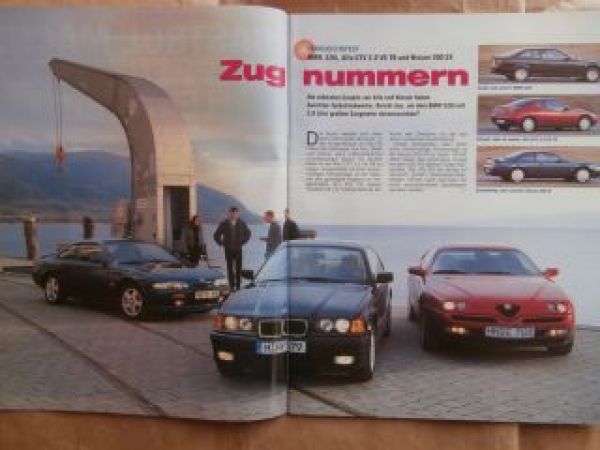 sport auto 4/1996 VG: 328i E36 Coupé vs. Alfa GTV 2.0 VT TB