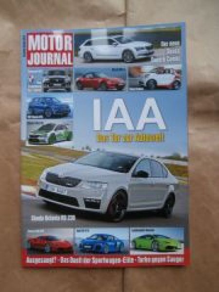 Motor Journal Herbst 2015 Borgward BX7,MX-5,Superb,Smart Cabrio