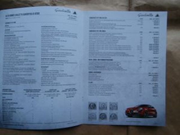 Alfa Romeo MiTo Giulietta Quadrifoglio Verde Juli 2014 NEU