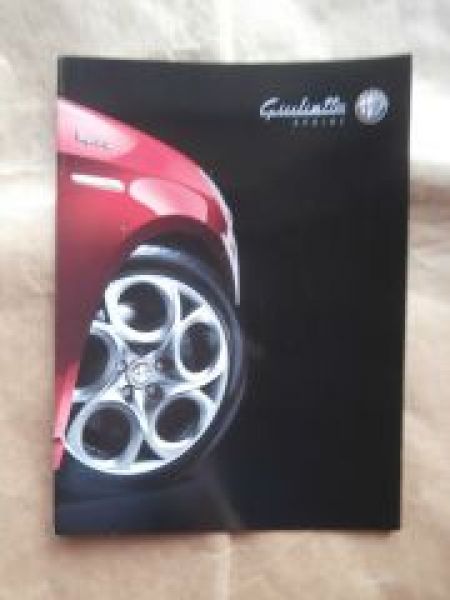 Alfa Romeo Giulietta Sprint Prospekt Oktober 2014 NEU