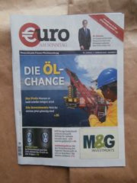 euro am Sonntag 5/2016 Öl-Chance, VW Rückrufaktion, Gebäudepolic