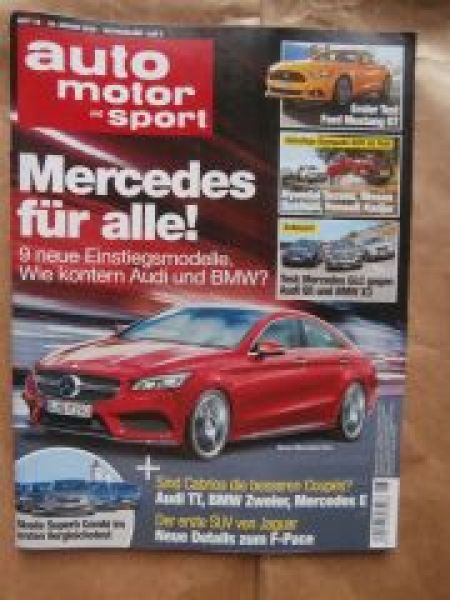 ams 18/2015 Ford Mustang GT, VG:Audi Q5 2.0tdi quattro vs. X3 xD