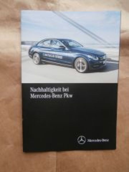 Mercedes Benz Nachhaltigkeit Bericht PKW 2015 NEU