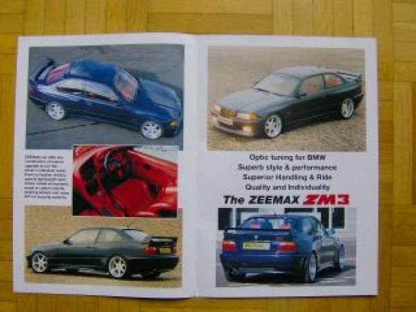 Zeemax ZM3 BMW 3er Coupe E36 Breitbau England Prospekt