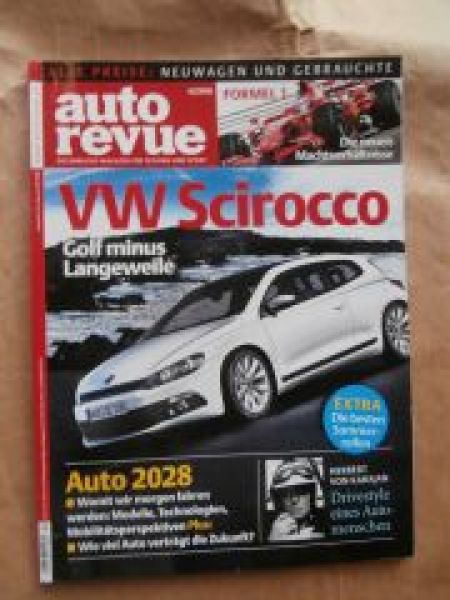 auto revue 4/2008 VW Scirocco,Mercedes SL BR231,Citroen C5,