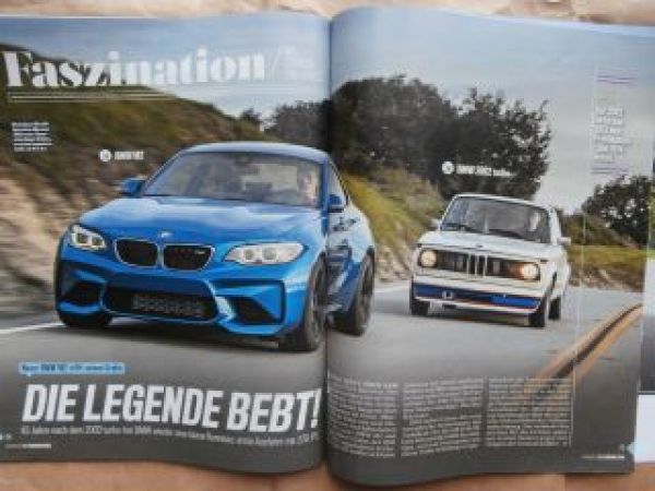 Auto Bild 7/2016 Mercedes S-Klasse W220,BMW M2 vs. 2002 turbo