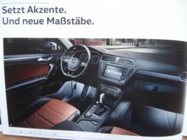 VW Tiguan Prospekt 2.0TSI 2.0TDI neues Modell Dezember 2015