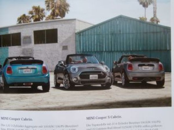 Mini Cabrio F57 +Yours +John Cooper Works März 2016 NEU