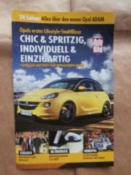 Auto Bild Opel Adam Sonderdruck NEU