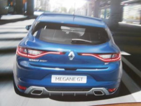 Renault Mégane IV + Sport GT Prospekt September 2015 NEU