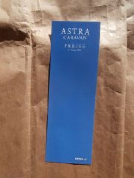 Opel Astra F Caravan 11.Januar 1993