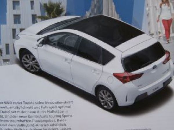 Toyota Auris +Hybrid (E180) Prospekt Juni 2014 NEU