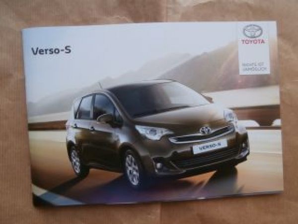 Toyota Verso-S Prospekt Juli 2014 NEU