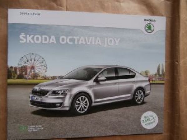 Skoda Octavia Joy Prospekt November 2015 NEU
