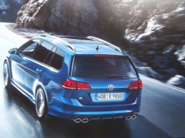VW Golf7 R Variant Sonderprospekt Oktober 2015 NEU