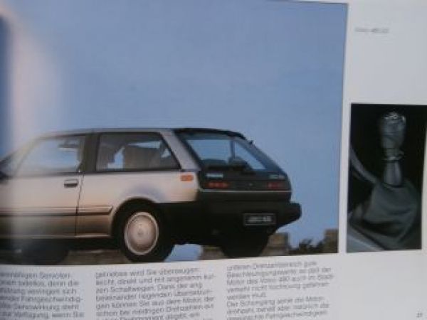 Volvo 480ES Prospekt 1991 Rarität