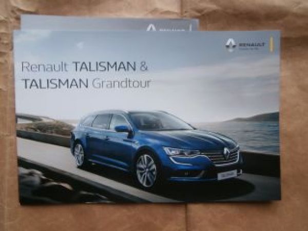 Renault Talisman & Grandtour Prospekt August 2015+Preisliste