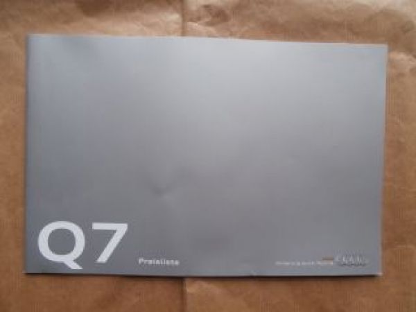 Audi Q7 3.0TFSI 3.0TDI 4.2TDI +clean diesel August 2014