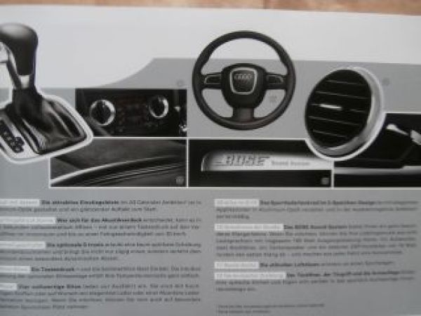 Audi A3 (8P) Prospekt +Preisliste Januar 2008