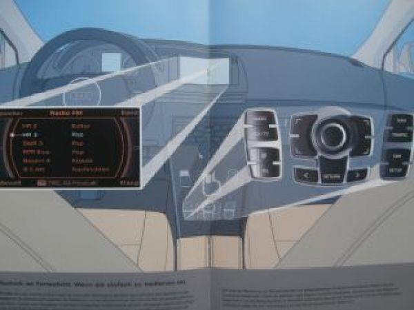 Audi MMI Prospekt September 2001 NEU