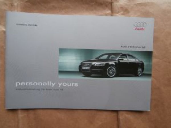 Audi A6 (Typ 4F) personally yours exclusive September 2005