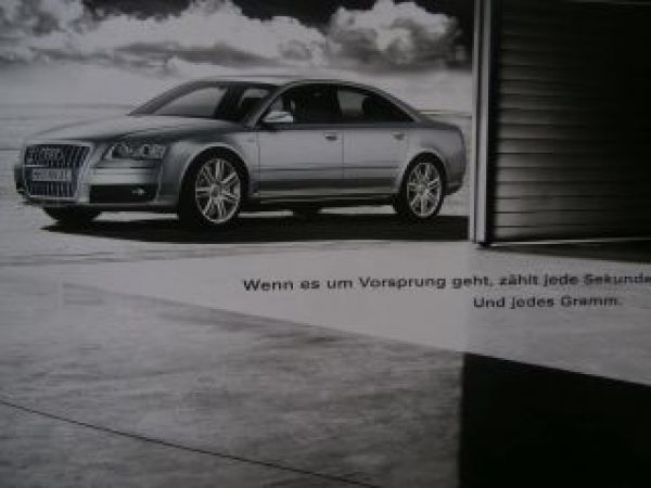 Audi S8 Typ D3 4E Prospekt Oktober 2005