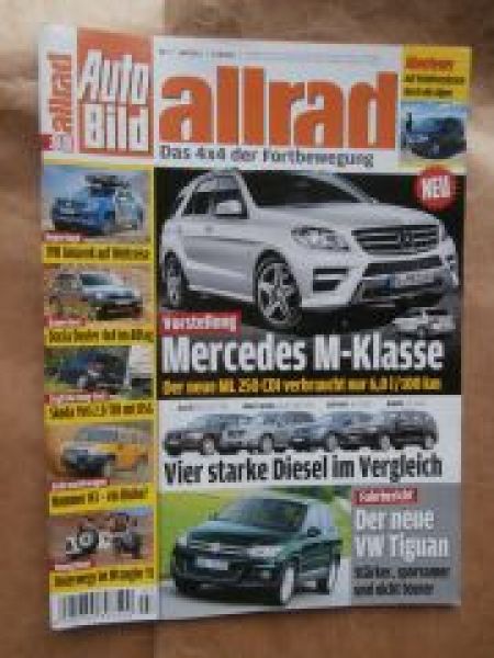 Auto Bild allrad 7/2011 M-Klasse W166,FAB-Design Cadillac,