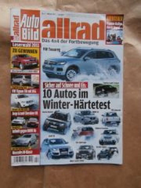 Auto Bild allrad 2/2011 Jeep Grand Cherokee V8,Vergleich in den